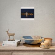 Night Harbor Boat Poster — Serene Sailboat Reflection Wall Art - Image 112