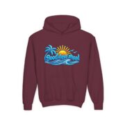 Youth Hoodie — "Good Days Ahead" Sunshine Surf - Image 9
