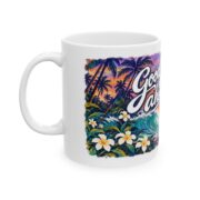 Good Days Ahead Beach Woman Ceramic Mug - Image 3