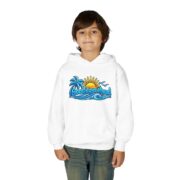Youth Hoodie — "Good Days Ahead" Sunshine Surf - Image 3